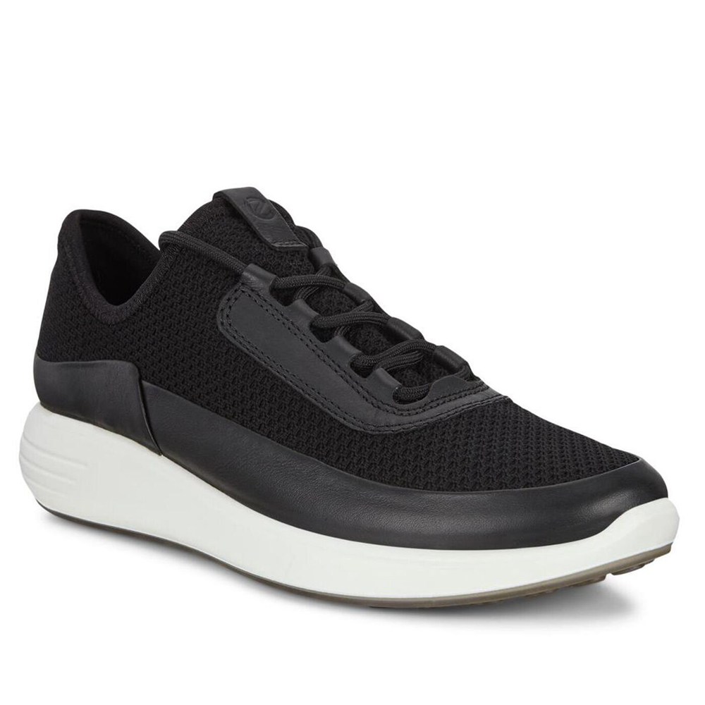 Tenis Mujer - ECCO Soft 7 Runner - Negros - AVB720856